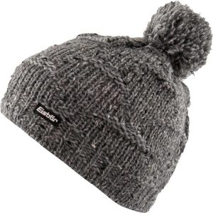 Czapka Eisbär Wm Netta Pompon damska — ciepła, 48 cm. Szare czapki Eisbar, bez wzorów, eleganckie. Za 146,99 zł.