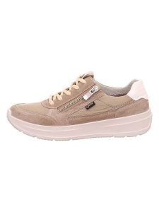 Legero Skórzane sneakersy "Sprinter" w kolorze beżowym rozmiar: 38. Brązowe trampki Legero, bez wzorów, z materiału, bez zapięcia. Za 303,06 zł.