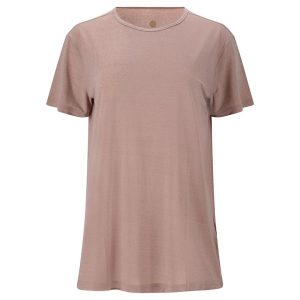 Koszulka do jogi Athlecia Lizzy. Czerwone bluzki ENDURANCE, bez wzorów, z elastanu, sportowe, bez kołnierzyka, bez ramiączek. W wyprzedaży za 95,99 zł.