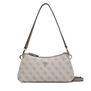 Torebka Guess. Brązowe torebki klasyczne Guess, z aplikacjami, bez dodatków. Za 589,99 zł.