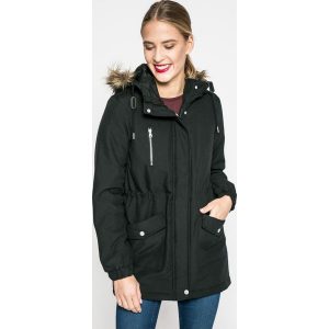 Noisy May - Parka Leia. Czarne kurtki marki Noisy may, z materiału. W wyprzedaży za 139,90 zł.