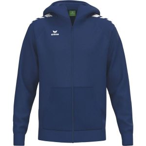 Kurtka z kapturem Erima Cmpt Wings Blue Junior. Czarne kurtki Erima, bez wzorów, z materiału, z kapturem. Za 329,99 zł.
