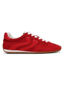 Steve Madden Skórzane sneakersy w kolorze czerwonym rozmiar: 39. Czerwone trampki Steve Madden, bez wzorów, ze skóry, bez zapięcia. Za 197,63 zł.