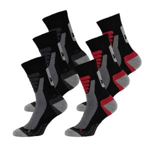 Skarpety turystyczne Xtreme 6-pack Multi Czarny. Czarne skarpetki XTREME SOCKSWEAR, bez wzorów. Za 194,99 zł.