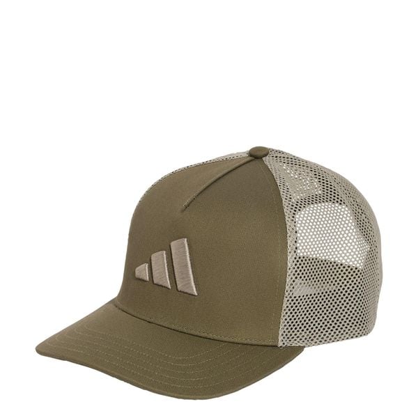 Czapka z daszkiem z zatrzaskiem z tyłu. Brązowe czapki ADIDAS, bez wzorów, z bawełny, klasyczne. Za 109,00 zł.