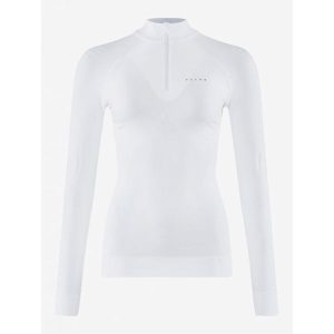 Koszulka z długim rękawem Falke Maximum Warm. Białe koszule nocne Falke, bez wzorów, bez ramiączek. Za 424,50 zł.