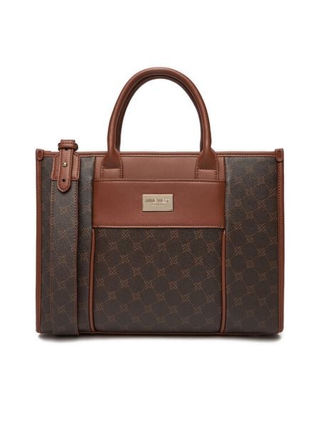 Nine West Torebka EO-KENTUCKY-LDA8168 Brązowy. Brązowe torebki klasyczne Nine West, bez wzorów, z materiału, bez dodatków. Za 299,99 zł.