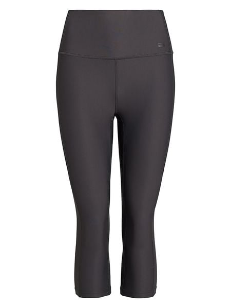 Rethinkit Legginsy sportowe "Ea" w kolorze czarnym rozmiar: L. Czarne legginsy Rethinkit, bez wzorów, z materiału, z podwyższonym stanem. Za 184,89 zł.