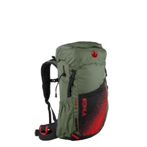 Plecak turystyczny Kohla Track 28L - bronze green/flame scar/caviar. Zielone plecaki KOHLA. Za 550,99 zł.