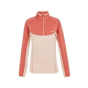 Damski polar 1/2 zip Regatta Hepley. Czerwone swetry klasyczne Regatta, z polaru, bez kołnierzyka. Za 171,50 zł.