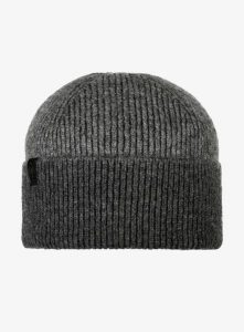Czapka zimowa Buff Knitted Beanie Marin - graphite. Szare czapki Buff, bez wzorów, z materiału, biznesowe. Za 117,69 zł.