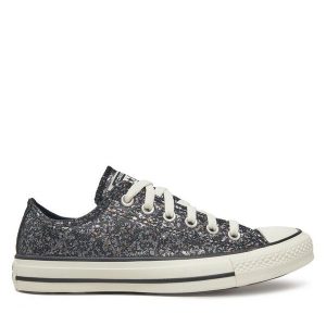 Trampki Converse. Czarne trampki Converse, bez wzorów, bez zapięcia. Za 219,99 zł.