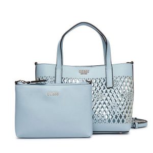 Torebka Guess. Niebieskie torebki klasyczne Guess, z aplikacjami, bez dodatków. Za 589,99 zł.