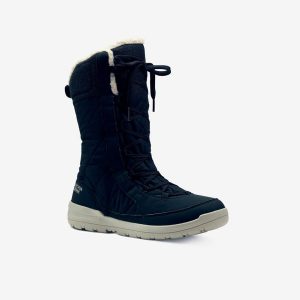 Buty turystyczne śniegowce damskie Quechua SH500 Warm wodoodporne. Niebieskie buty trekkingowe QUECHUA, bez zapięcia. W wyprzedaży za 119,99 zł.