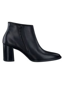 Paul Green Skórzane botki w kolorze czarnym rozmiar: 40,5. Czarne botki Paul Green, bez wzorów, ze skóry, bez obcasa, bez zapięcia. Za 404,99 zł.