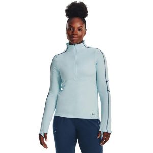 Bluza fitness damska Under Armour Train Cw 1/2 Zip. Niebieskie bluzy Under Armour, xs, bez wzorów, bez kaptura. Za 149,99 zł.
