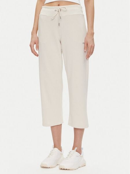 DKNY Sport Spodnie dresowe DP5P3624 Beżowy Regular Fit. Brązowe spodnie dresowe DKNY Sport, m, bez wzorów, z bawełny. Za 199,99 zł.