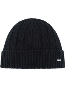 Eisbär Czapka "Ayo" w kolorze czarnym rozmiar: onesize. Czarne czapki Eisbar, z aplikacjami, z wełny. Za 114,17 zł.