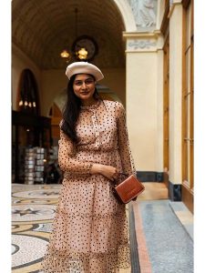 Maison héritage PARIS Skórzana torebka "Mini Luna" w kolorze jasnobrązowym - 17 x 12 x 10 cm rozmiar: onesize. Brązowe torebki klasyczne Maison héritage PARIS, bez wzorów, z materiału, przez ramię, bez dodatków. Za 304,99 zł.