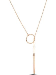 Atelier MIU Pozłacany naszyjnik z elementami ozdobnymi - dł. 42 cm rozmiar: onesize. Żółte naszyjniki Atelier MIU, pozłacane. Za 41,95 zł.