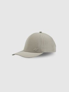 4F Czapka z daszkiem strapback uniseks - szara XS/S (56cm). Szare czapki 4f, bez wzorów, klasyczne. Za 69,99 zł.