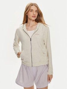Calvin Klein Underwear Bluza 000QS6869E Écru Regular Fit. Bluzy Calvin Klein Underwear, m, bez wzorów, z bawełny, bez kaptura. Za 219,99 zł.
