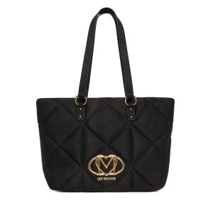 Torebka LOVE MOSCHINO. Czarne torebki klasyczne LOVE MOSCHINO, bez wzorów, bez dodatków. Za 639,99 zł.