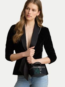 LAUREN RALPH LAUREN Torebka 431P18667001 Czarny. Czarne kuferki Lauren Ralph Lauren, bez wzorów, z materiału, bez dodatków. Za 1 299,00 zł.