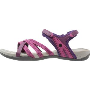 HiTec SAVANNA II Sandały trekkingowe purple/berry. Fioletowe buty trekkingowe marki Hi-tec, z materiału. Za 169,00 zł.