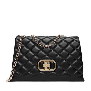 Torebka Nine West. Czarne torebki klasyczne Nine West, bez wzorów, bez dodatków. Za 199,99 zł.