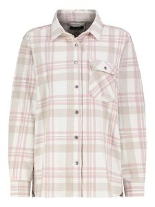 Sublevel Koszula w kolorze piaskowo-biało-jasnoróżowym rozmiar: M. Różowe koszule Sublevel, m, bez wzorów, z bawełny, bez kołnierzyka, bez ramiączek. Za 162,87 zł.