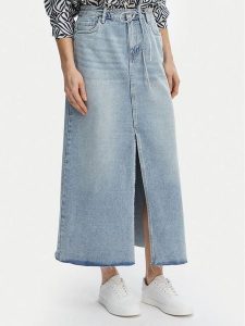 Vero Moda Spódnica jeansowa Wien 10341834 Niebieski Regular Fit. Niebieskie spódnice Vero Moda, l, bez wzorów, z bawełny. Za 179,99 zł.