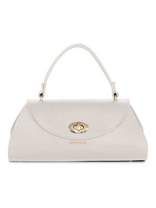 Mia Tomazzi Skórzana torebka "Bardelli" w kolorze beżowym - 33 x 15,5 x 15 cm rozmiar: onesize. Brązowe torebki klasyczne Mia Tomazzi, bez wzorów, z materiału, przez ramię, bez dodatków. Za 274,99 zł.