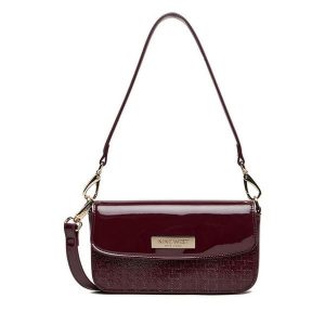 Torebka Nine West. Czerwone torebki klasyczne Nine West, bez wzorów, bez dodatków. Za 169,99 zł.