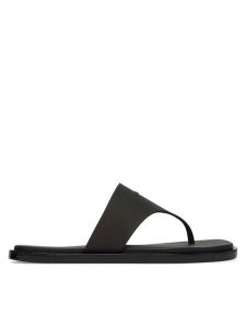 Calvin Klein Japonki Jelly Sandal Thong Mat Tran Tpu HW0HW02964 Czarny. Czarne klapki Calvin Klein, bez wzorów, z syntetyku, bez obcasa. Za 289,99 zł.