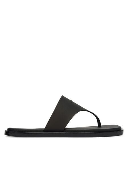 Calvin Klein Japonki Jelly Sandal Thong Mat Tran Tpu HW0HW02964 Czarny. Czarne klapki Calvin Klein, bez wzorów, z syntetyku, bez obcasa. Za 289,99 zł.