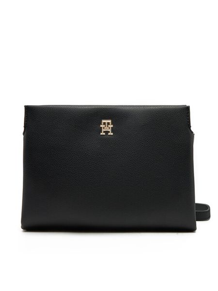 Tommy Hilfiger Torebka Th Legacy Mini Crossover AW0AW17225 Czarny. Czarne listonoszki TOMMY HILFIGER, bez wzorów, ze skóry, bez dodatków. Za 299,99 zł.