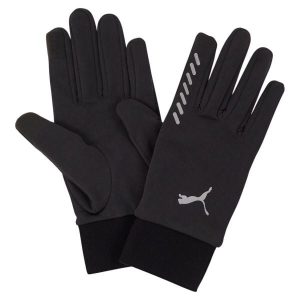 Rękawiczki Zimowe Do Biegania Z Logo. Czarne rękawiczki Puma, na zimę, bez wzorów. Za 130,99 zł.