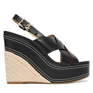 Sandały MICHAEL Michael Kors. Czarne buty zimowe MICHAEL Michael Kors, bez obcasa, na koturnie, bez zapięcia. Za 739,99 zł.