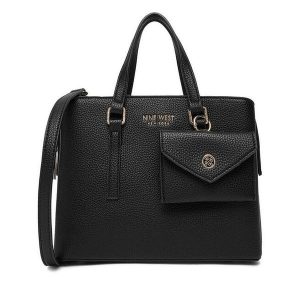 Torebka Nine West. Czarne torebki klasyczne Nine West, bez wzorów, bez dodatków. Za 249,99 zł.