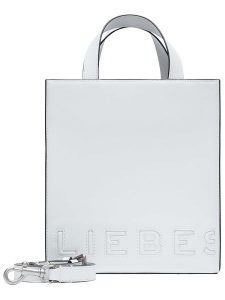Liebeskind Berlin Skórzana torebka "Paperbag S" w kolorze białym - 22 x 25 x 11 cm rozmiar: onesize. Białe torebki klasyczne Liebeskind Berlin, bez wzorów, z materiału, przez ramię, bez dodatków. Za 461,21 zł.