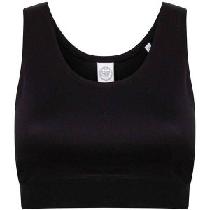 Modny Top Damski / Damski. Białe koszulki sportowe SKINNI FIT, bez wzorów, bez ramiączek. Za 76,99 zł.