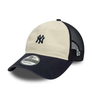 Czapka trucker damska New York Yankees. Niebieskie czapki New Era, bez wzorów, casualowe. Za 126,00 zł.