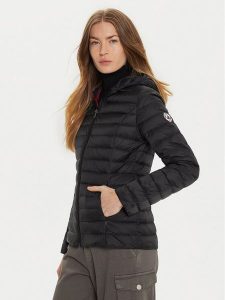 Jott Kurtka puchowa Cloe P000WDOW01 Czarny Slim Fit. Czarne kurtki Jott, xxl, bez wzorów, z puchu, bez kaptura. Za 599,99 zł.