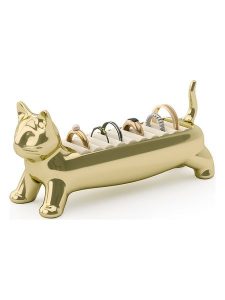 Umbra Uchwyt "Alicat" w kolorze miedzianym na pierścionki - 12 x 5,4 x 4 cm rozmiar: onesize. Brązowe pierścionki Umbra, metalowe. Za 65,54 zł.