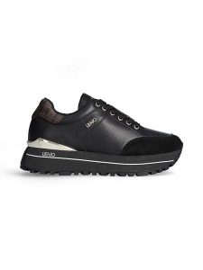 Liu Jo Skórzane sneakersy w kolorze czarnym rozmiar: 40. Czarne trampki Liu Jo, bez wzorów, z materiału, bez zapięcia. Za 395,31 zł.