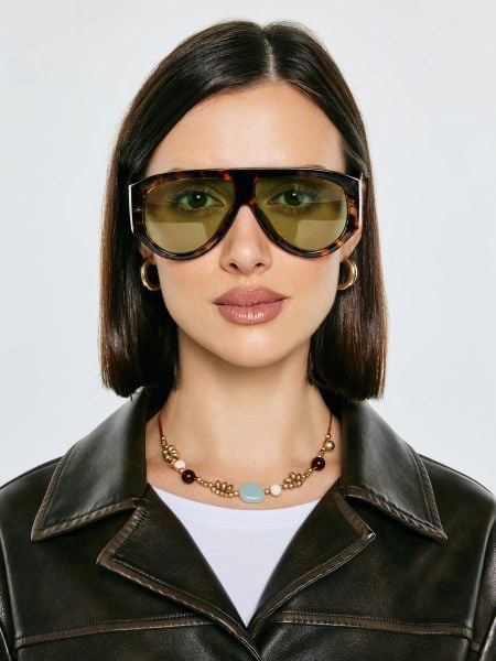 Okulary przeciwsłoneczne damskie brązowe Soreli 803. Brązowe okulary przeciwsłoneczne Big Star. Za 79,99 zł.