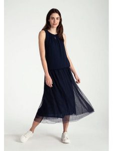 More & More Spódnica w kolorze granatowym rozmiar: 44. Niebieskie spódnice More & More, bez wzorów, z tiulu, maxi. Za 132,67 zł.