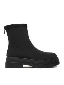 JENNY Botki CEO-WS6615-01 Czarny. Czarne botki Jenny, bez wzorów, z materiału, bez obcasa, na płaskiej podeszwie, bez zapięcia. Za 159,99 zł.