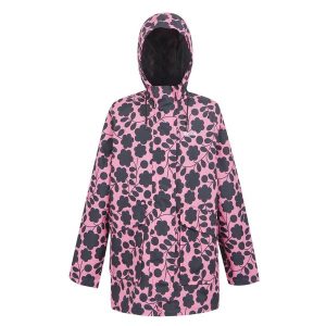 Kurtka Damska Orla Kiely Swing II Floral Waterproof Jacket. Czerwone kurtki Regatta, xs, bez wzorów, bez kaptura. Za 190,99 zł.